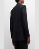 Men's Shawl-Collar Shantung Silk Tuxedo