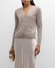 Cashmere Pointelle Stitch Cardigan