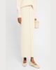 Zip Wool-Cashmere Rib Maxi Skirt