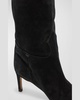 Carolina Slouchy Suede Over-The-Knee Boots