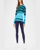 Amana Tie-Dye Long-Sleeve Knit Pullover