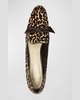 Clarita Leopard Bow Loafers