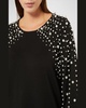 Plus Size Nelson Beaded Blouson-Sleeve Pullover