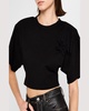 Fringe Brooch Crop T-Shirt