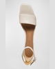 Jalena Leather Ankle-Strap Sandals