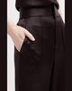 Dylan Satin High-Rise Wide-Leg Pants