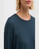 Ribbed Crewneck Shift Dress