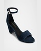 Bowie Suede Ankle-Strap Sandals