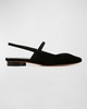 Venice Suede Slingback Ballerina Flats