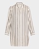 Shimmer Stripe Boyfriend Shirt