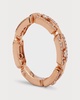 Move Link 18K Rose Gold Multi-Pavé Ring