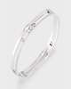 Move Romane 18k White Gold 5-Diamond & Pave Bangle