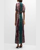 Lea Printed Long Dress