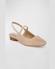 Venice Suede Slingback Ballerina Flats