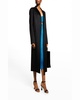 Zibelline Open-Front Cashmere Midi Coat