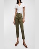 Arya Straight-Leg Cropped Pants