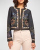 Mav Floral Embroidered Jacket