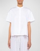 Yoko Short-Sleeve Button-Front Shirt 