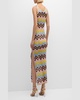 Zig-Zag Crochet Maxi Tank Dress