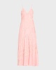 Idalia Silk Habotai Lace Maxi Dress