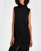 Cashmere Sleeveless Turtleneck Sweater