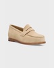 Perrita Suede Penny Loafers