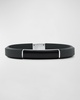 10mm Men's Streamline ID Rubber Bracelet