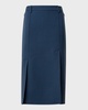 Pencil Wool Double Face Skirt