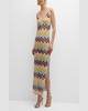 Zig-Zag Crochet Maxi Tank Dress