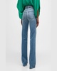 Itzel Braided Mid-Rise Straight-Leg Jeans 