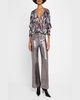 Clifford Cropped Metallic Jeans