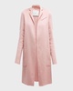 Gina Open-Front Short Cashmere Coat