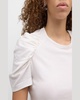 Ember Ruched-Sleeve Jersey Top