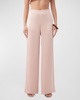 Tavia High-Rise Wide-Leg Satin Pants