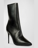 Dahlia Leather Stiletto Ankle Boots