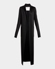 Zibelline Open-Front Cashmere Midi Coat