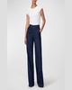 High Rise Denim Trousers