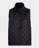 Reversible Quilted Stand-Collar Vest