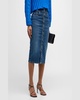 Karter Denim Midi Skirt 