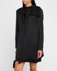 Longline Wool-Blend Jacket with Bow Detail