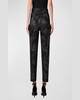 Feryn Denim Jacquard Tapered Pants