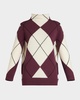 Plus Size Caco Turtleneck Argyle Sweater