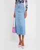 Del Rey Denim Midi Skirt 