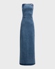 Frenchie Strapless Denim Tube Dress