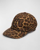 Men's Mooncrest Canvas Leopard 50s Baseball Cap