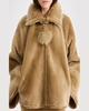 Odellies Reversible Leather and Shearling Coat