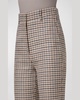 Feryn Houndstooth Shetland Tweed Tapered-Leg Ankle Pants