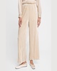 Cropped Wide-Leg Shimmer Velvet Pants