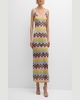 Zig-Zag Crochet Maxi Tank Dress