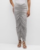 Shirred Long Skirt